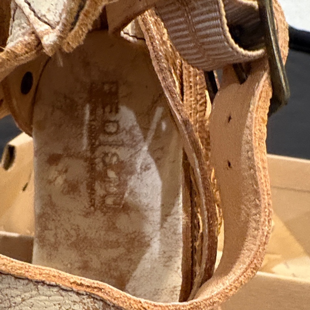 Bed Stu Cream and Tan Sandals - Picture 2 of 15